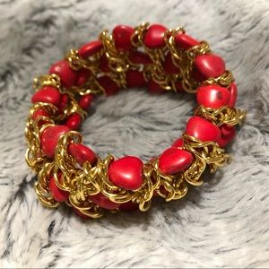 Red Coral Bracelet